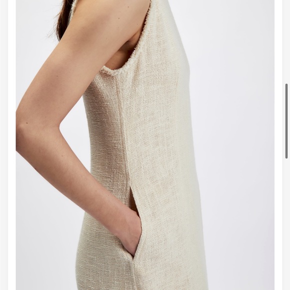 Zara Cream Midi Dress - Picture 5 of 9